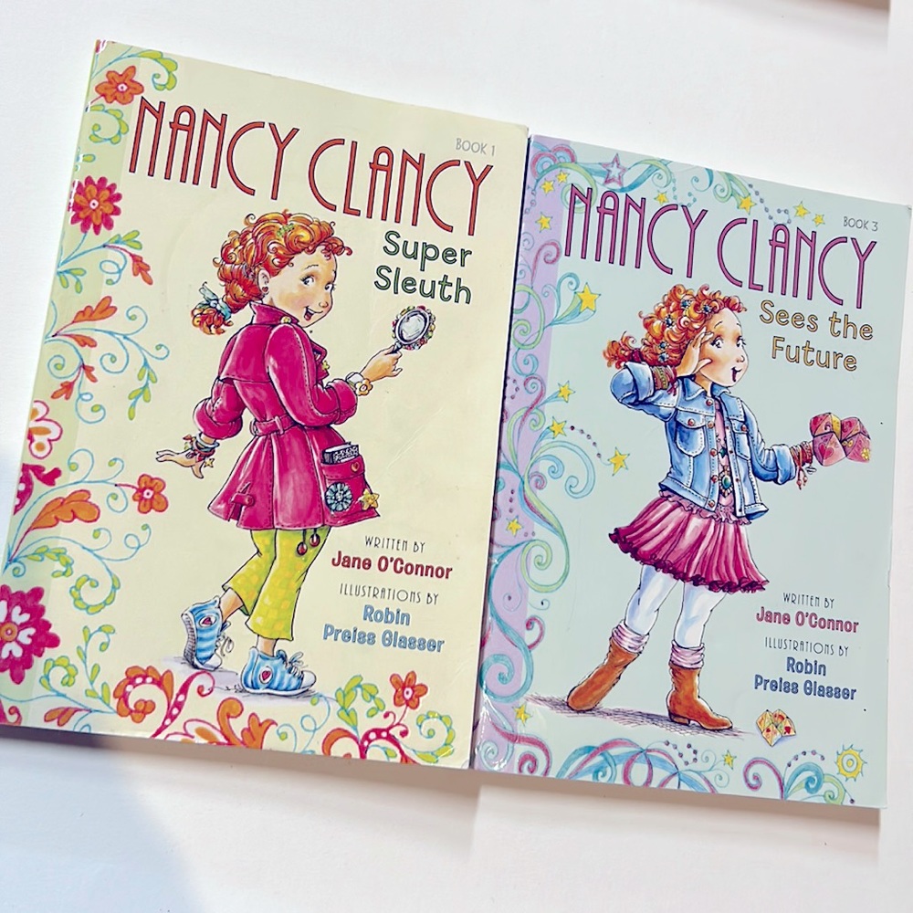 TWO Nancy Clancy books